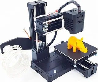 Mini 3D Printer TPU PLA Zwart 10x10x10 cm