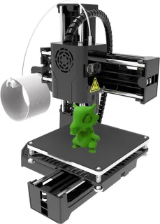 Mini 3D Printer Zwart - Draagbaar - TPU & PLA