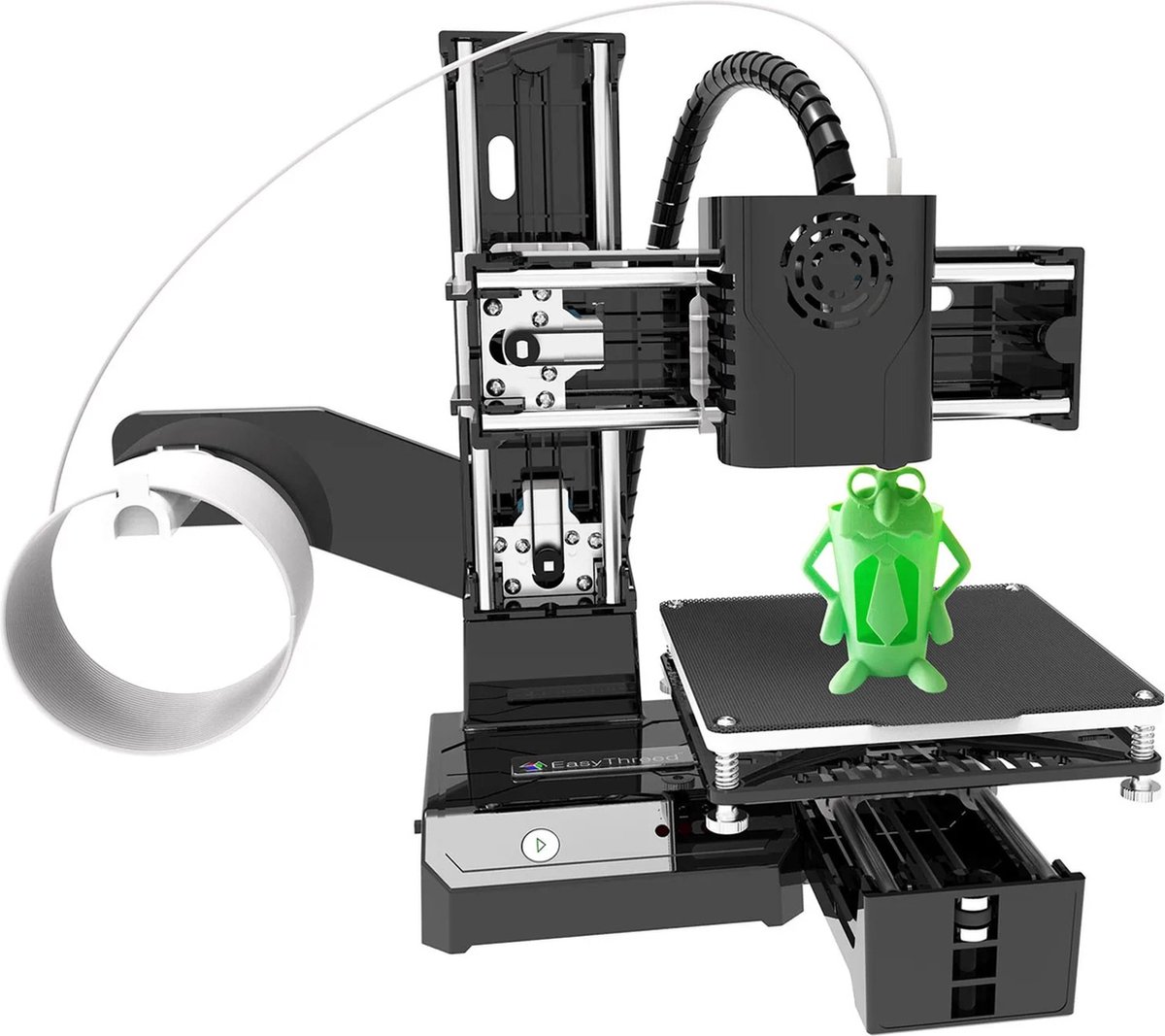 Mini 3D Printer Zwart - Draagbaar - TPU & PLA