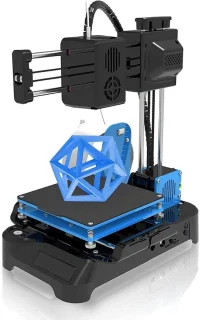Mini desktop 3D-printer zwart