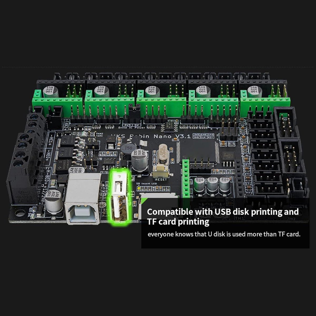 MKS Controller Board 3D Printer Moederbord Vervanging