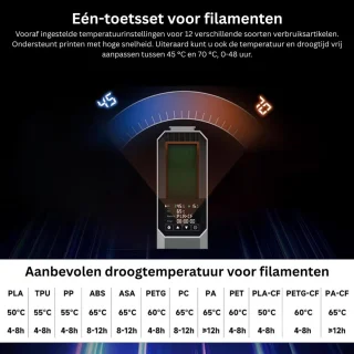 MKSS® Filamentdroger - Droogbox