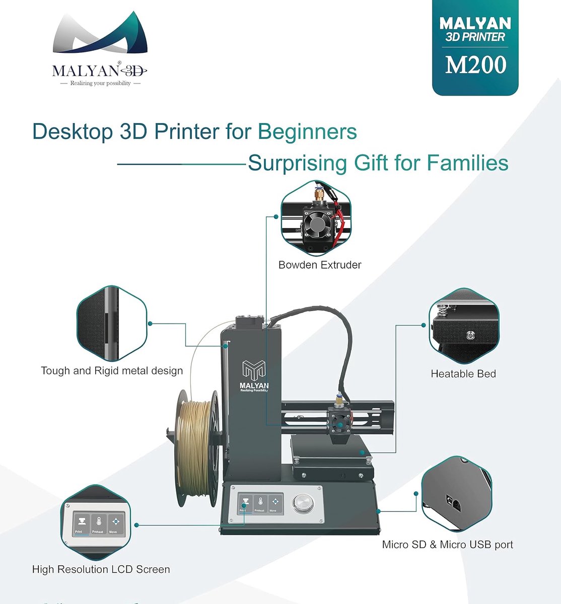MKSS® Mini 3D Printer Bouwpakket