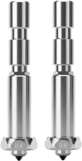 Mondstuk 0,6 mm hardmetalen 2-delige set voor Anycubic Kobra 3 Max
