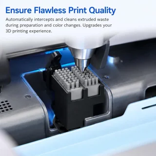 Mondstuk reiniger voor 3D-printer van bamboe met siliconen borstels - ShopVlot