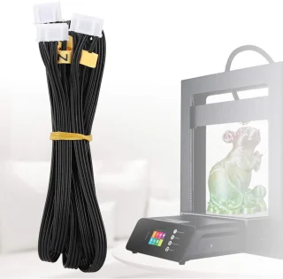 Motorconnectorkabel voor dubbele Z-as 3D-printer stappenmotor, 1,5 m, 6-pins splitter