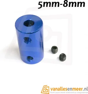 Motorkoppeling CNC 5-8mm vast
