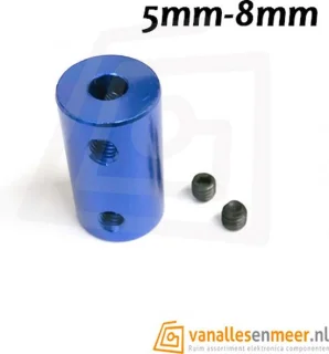 Motorkoppeling CNC 5-8mm vast