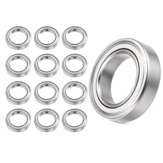 MR128ZZ kogellagers, 12 stuks, 8 × 12 × 3,5 mm