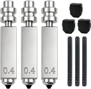 Nozzles 3PK 0,4 mm gehard stalen mondstuk voor Anycubic Kobra X 3D-printer