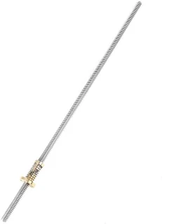 NTH products Loodschroef 304 roestvrij staal draadstang 8mm veerbelaste moer 400mm