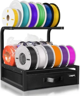 Omgoods - 2-laags opbergstandaard voor 3D-printerfilamenten