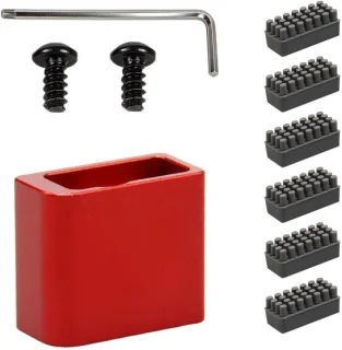 Omgoods 3D-printerreinigingsset met siliconen borstels en bevestigingsblok