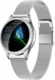 OroMed ORO-SMART Crystal Silver Smartwatch