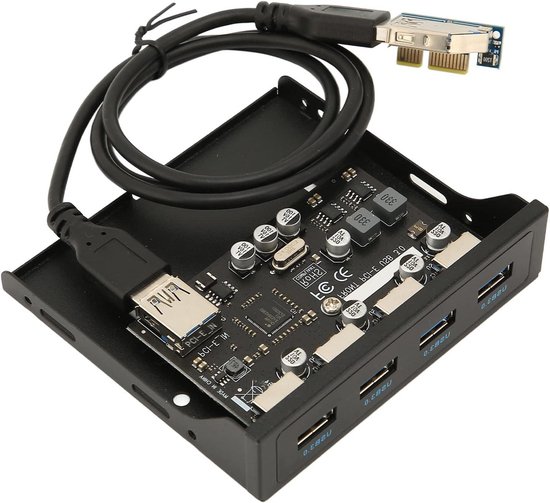 PCIE USB 3.0 4-poorts voorpaneel adapter 3,5 inch review