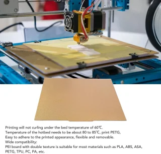 PEI Spring Steel Sheet 500x500 mm - 3D Printer Build Plate