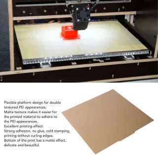 PEI Spring Steel Sheet 500x500 mm - 3D Printer Build Plate