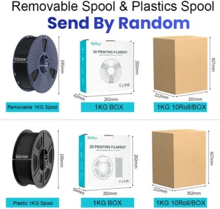 PLA filament wit 1,75 mm – 10 rollen van 1 kg