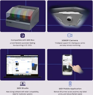 QIDI TECH PLUS4 3D-printer - EU-stekker