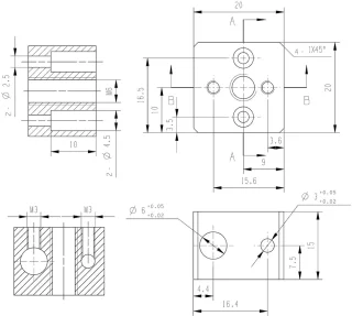 Radiator voor 3D-printer - koper - ShopVlot
