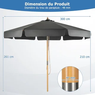 RFWR® 3 m Parasol