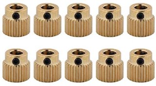 De Richer-R Messing Extruder Drive Gear 26T voor MK7/MK8 – 10 stuks in één oogopslag