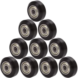 RUNCCI-YUN 10x 3D printer V-slot pulley met POM lager