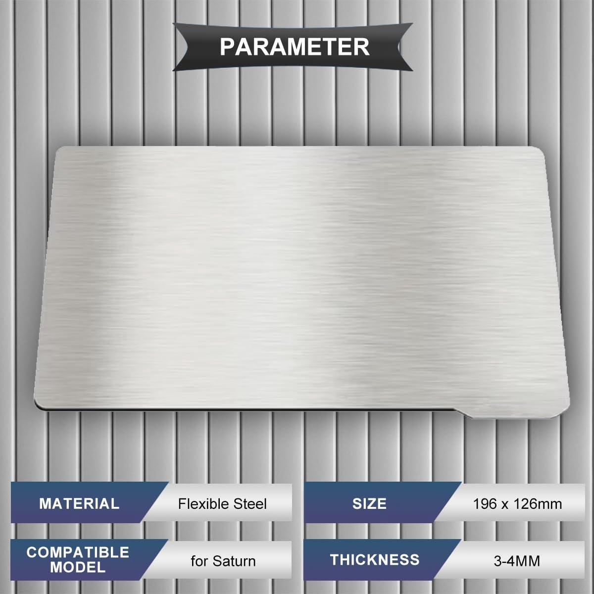 Wat vinden we goed aan de Saturnus magnetische flexibele staalplaat 3D-printer bouwoppervlak 196x126 mm