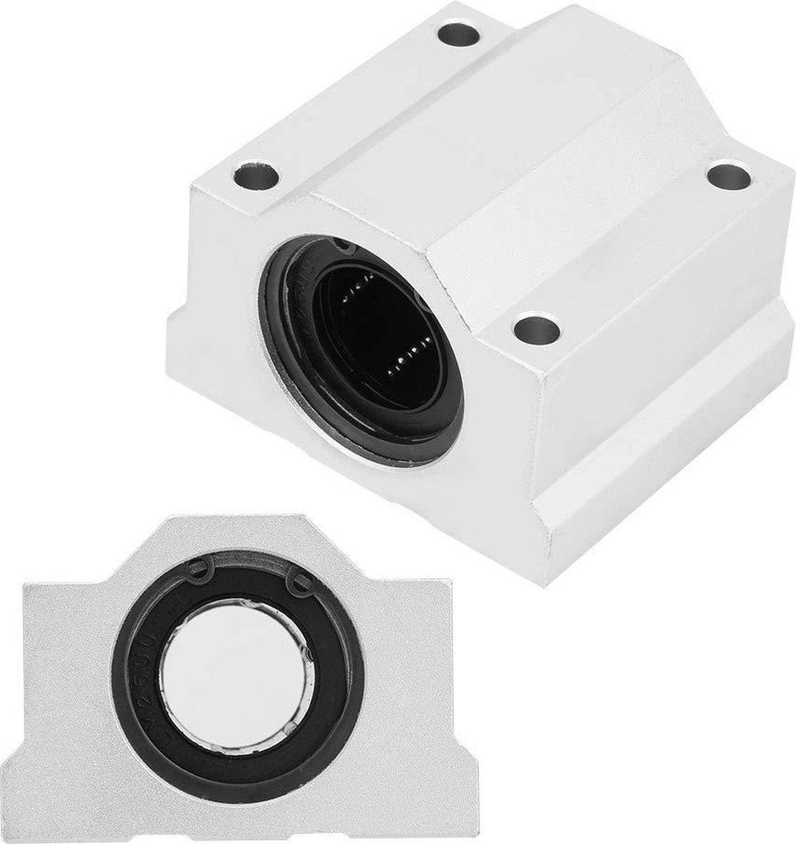 SCS25UU Lineair Lager Slide Blok 25mm Aluminium - Set van 6