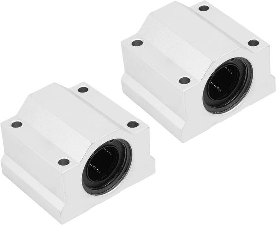 SCS25UU Lineair Lager Slide Blok 25mm Aluminium - Set van 6