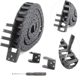 ServiceTopper sleepketting 1 meter – 10 x 11 mm open type – kunststof
