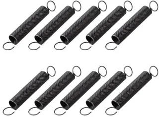 Set van 10 zwarte spiraalveren 5 mm OD voor 3D-printer