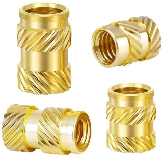 Set van 100 messing inzetmoeren voor 3D-printers