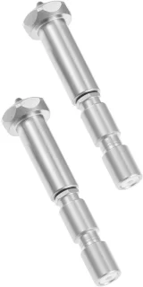 Set van 2 hardstalen spuitmonden voor 3D-printer