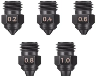 Set van 5 mondstukken voor 3D-printer