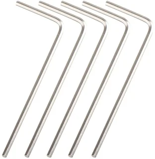 Set van 5 stuks 2mm hexagonale pulleys met M4 bevestigingsschroeven
