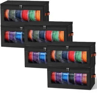Set van 6 opbergdozen voor 3D-printerfilamenten