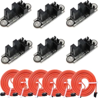 Set van 6 optische eindschakelaars voor 3D-printers