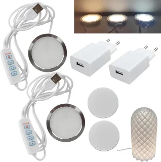 ShopVlot led lamp set voor 3D printer 2 stuks 3 lichtkleuren