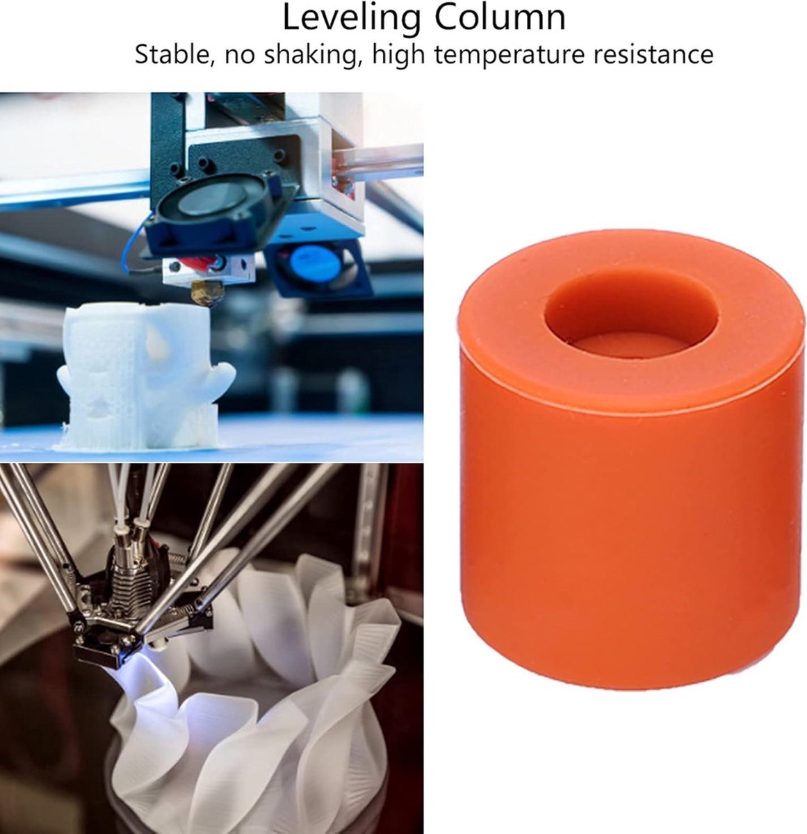 Silicone Nivelleringskolom Set 12-delig voor 3D-printer Warmtebed
