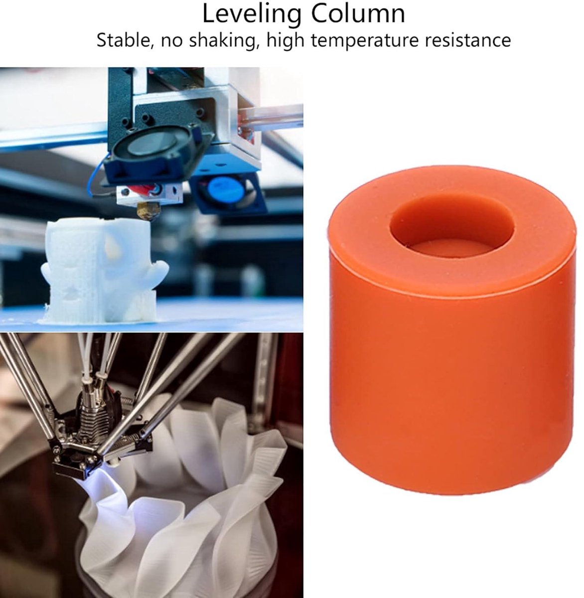 Silicone warmbednivellering set voor 3D-printer – 12-delig
