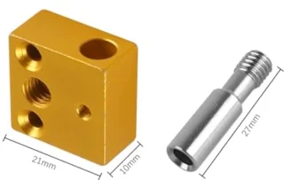 Siliconenhuls voor verwarmingsblok (keel) - 3D-printeronderdeel