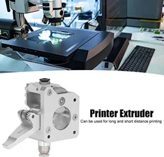 Silver Metal MK8 Dual Gear Extruder Right Hand voor Prusa I3