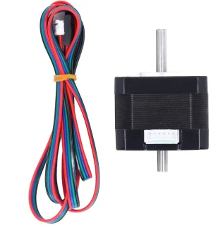 Smoakez stepper motor D-type dubbele output shaft 42 mm 1.3A