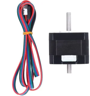 Smoakez stepper motor D-type dubbele output shaft 42 mm 1.3A