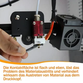 SnelShoppen 10-delige messing nozzleset voor 3D-printer, geschikt voor Kobra 2 Max, Neo, Plus en Pro