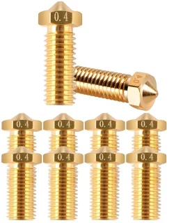SnelShoppen 10-delige messing nozzleset voor 3D-printer, geschikt voor Kobra 2 Max, Neo, Plus en Pro