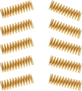 SnelShoppen 10x gele compressie veer 8x25mm voor heated bed 3D printer CR-10 Ender 3