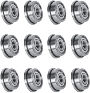 SnelShoppen 12x F623zz kogellagers met flens 3mm x 10mm x 4mm