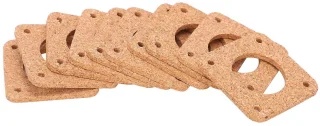 SnelShoppen 20 stuks 42 stapelmotor kurkbord dempingspads voor Nema 17